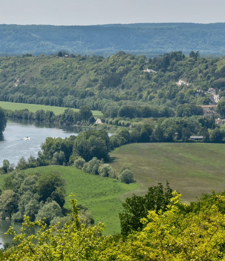 de la nature et un fleuve