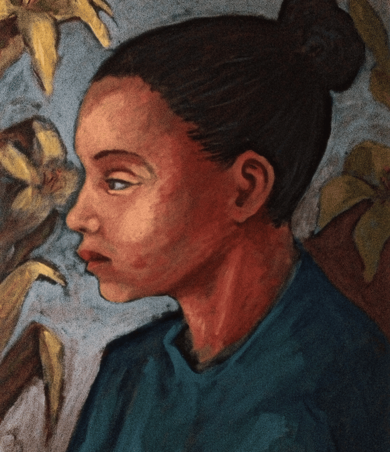 Linda Martina Young | Oil Painting by Clay Young | Family Heirloom