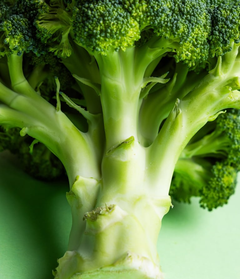 Zoomed in broccoli