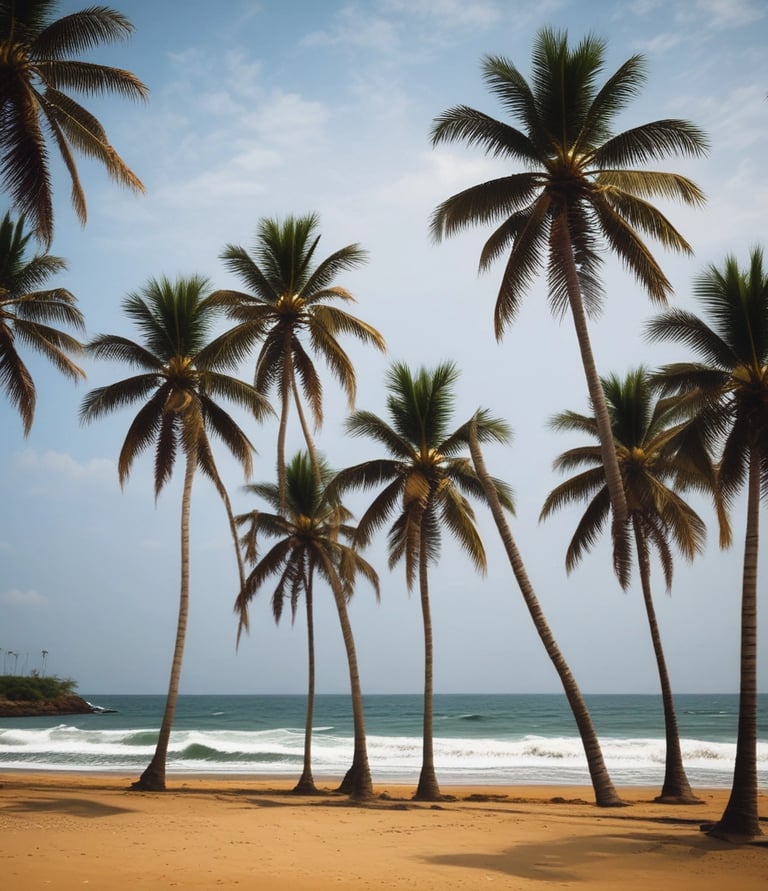 a dirt road next to a body of water