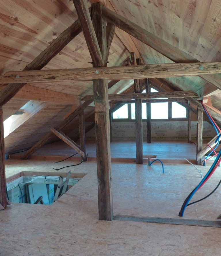 Pose charpente bois Lannemezan, rénovation toiture Tarbes