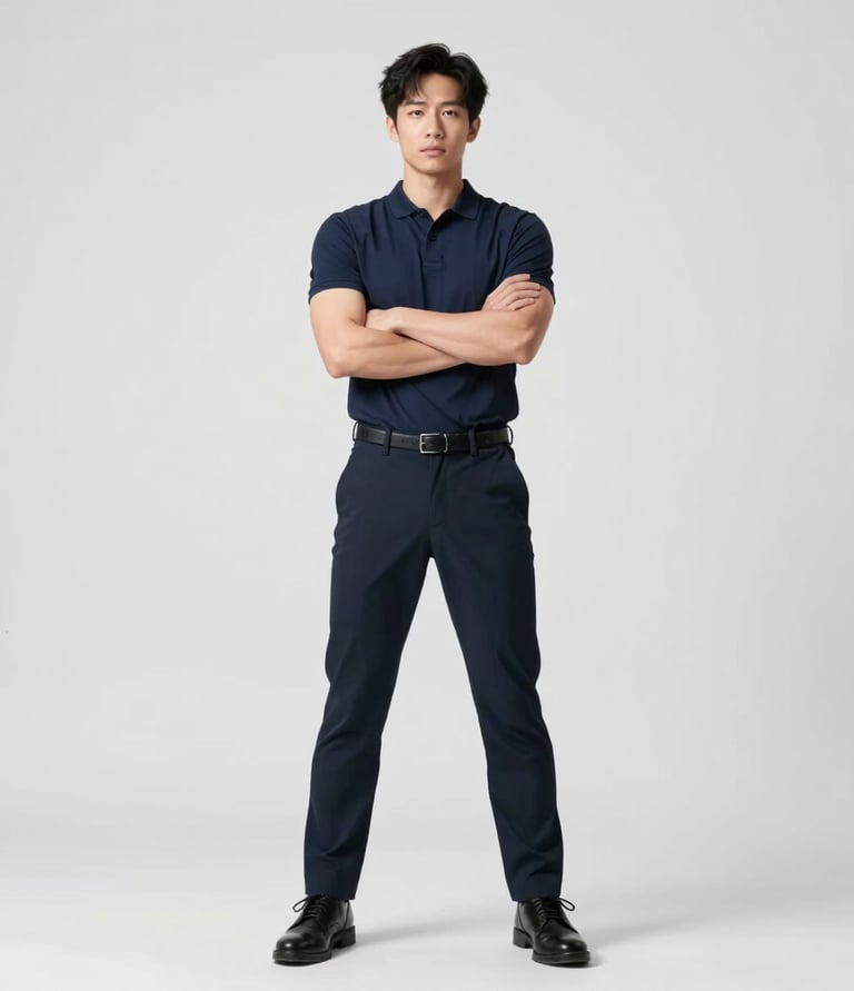 A calm person standing confidently in sunlight, symbolizing peace and truth.