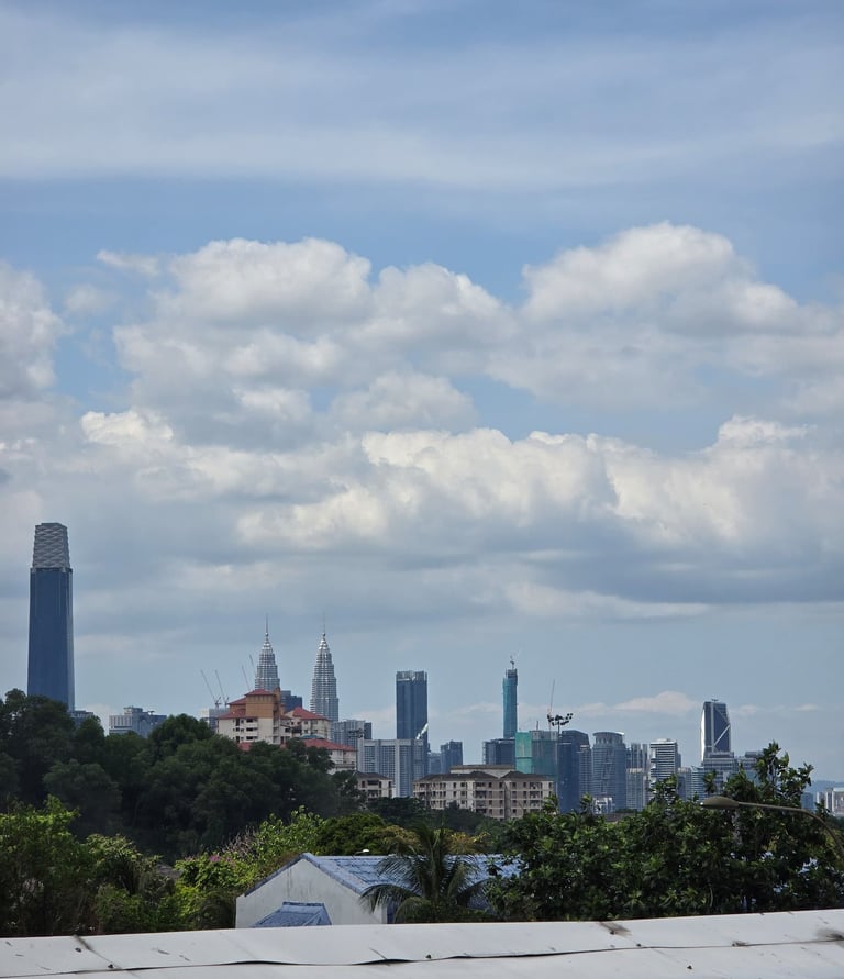 City view from Kuari21 event space, Cheras, KL