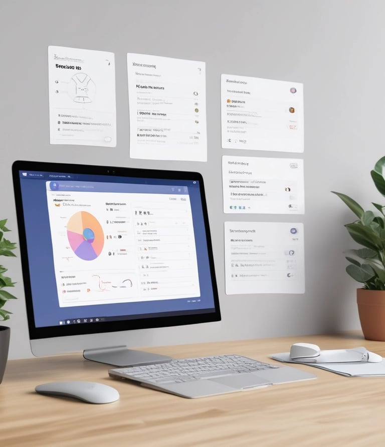 A close-up of a hand interacting with a digital interface showcasing CRM features.