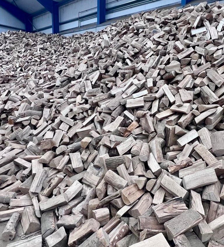 Kiln dried hardwood logs
