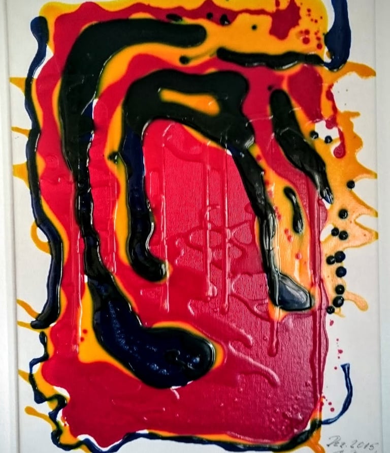 Aufguss-Holzleim-Wasserlösliche Farben Gemisch