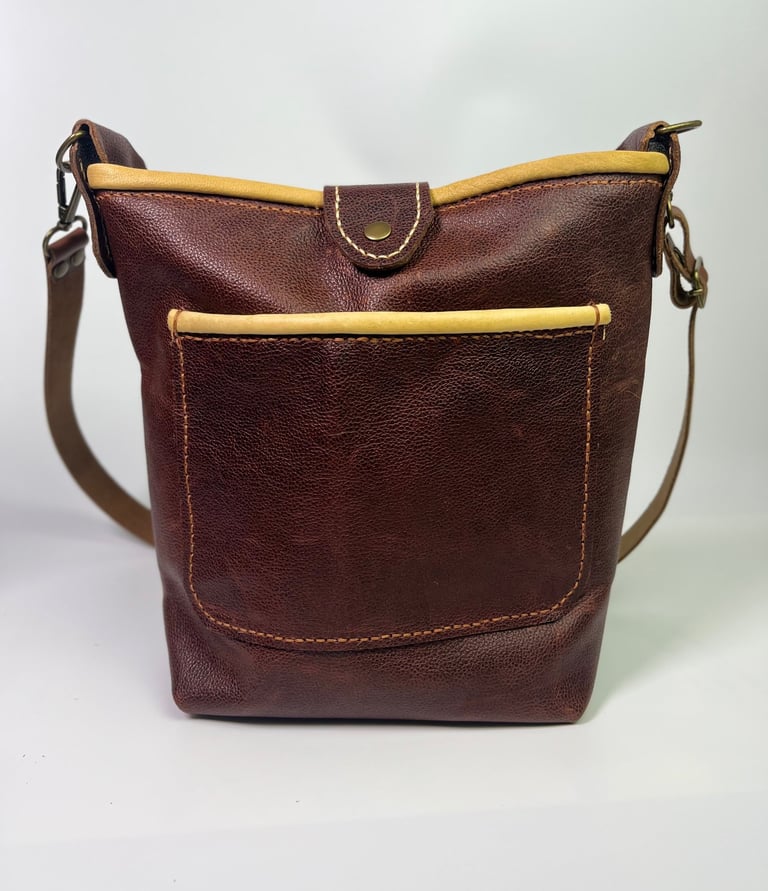 leather handmade tote purse artisan