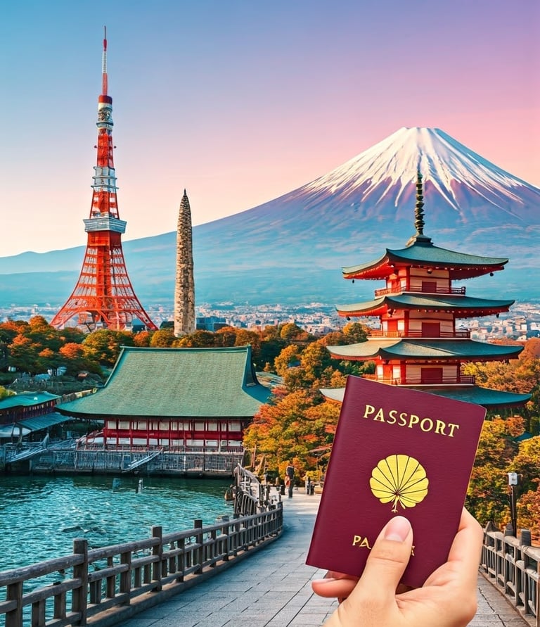 paspor visa jepang
