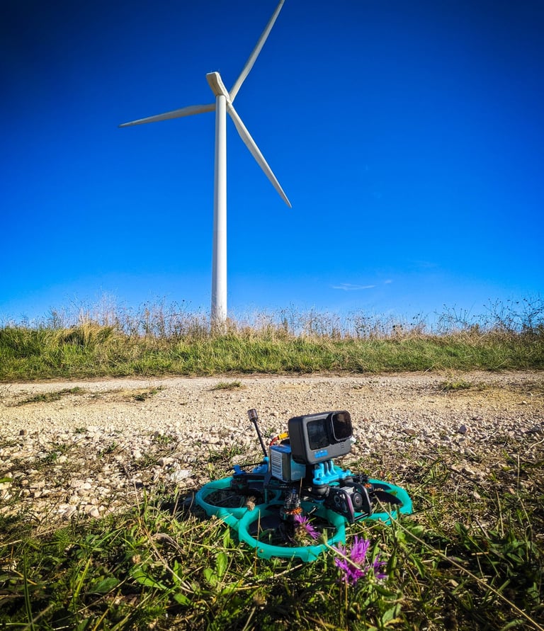 Drone fpv vidéo sportive sur Pau