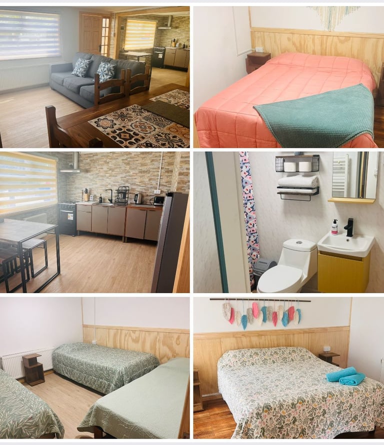 Cabin in Puerto Natales with mountain view