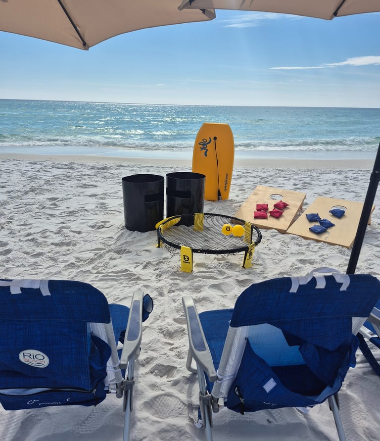 Beach chair rentals Destin Florida