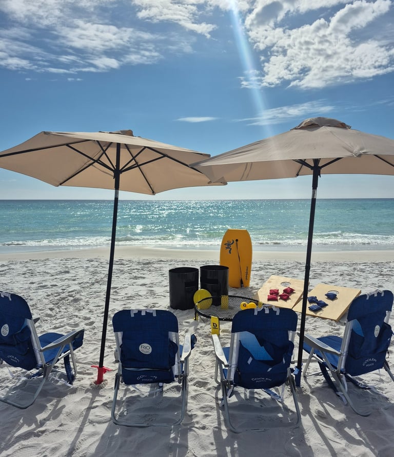 Beach chair rentals 30a Florida