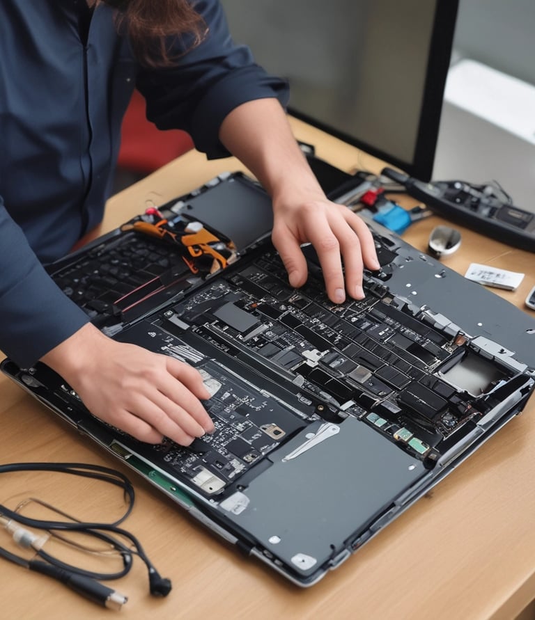 A tall, metal telecommunications tower stands against a backdrop of dense, white clouds and a deep blue sky. The structure is equipped with various electronic components, including antennae and cables.