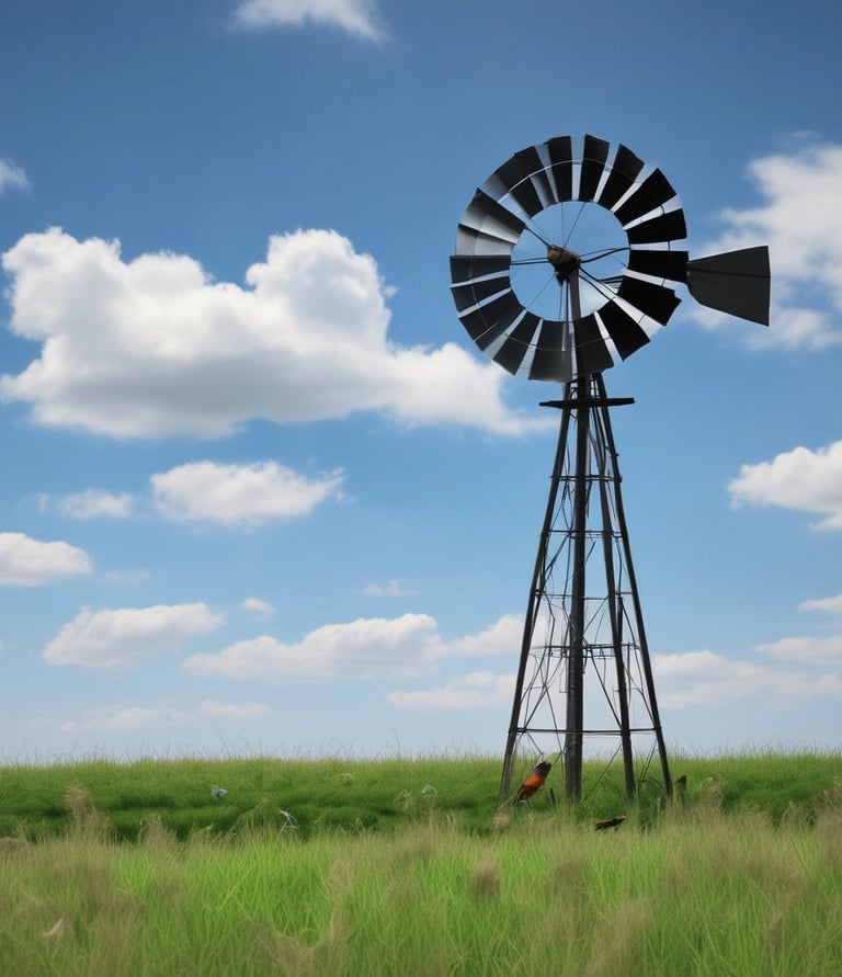 A garage with a sign reading 'Auto Electrical' above the entrance. Several vehicles, including a white van and a flatbed truck, are parked in front of the building. A person is seen working near the vehicles. A green street sweeper or council vehicle is on the street in the foreground.