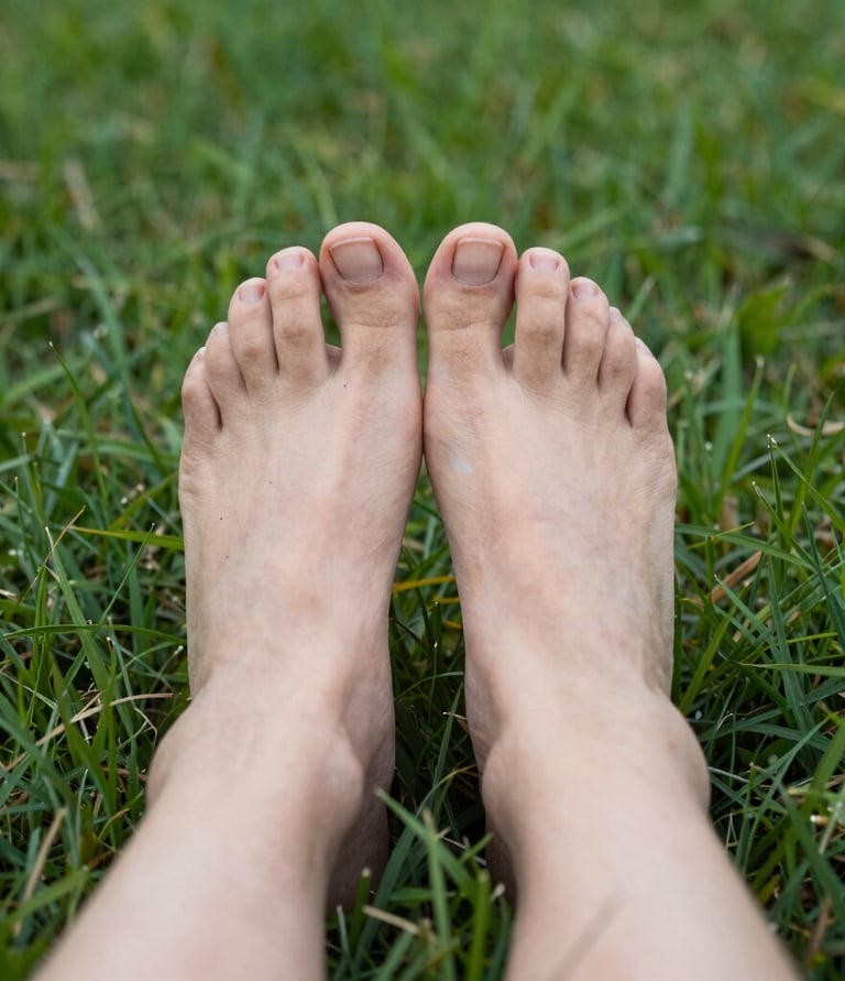 Close-up of a podiatrist gently treating a diabetic foot with precision and care.