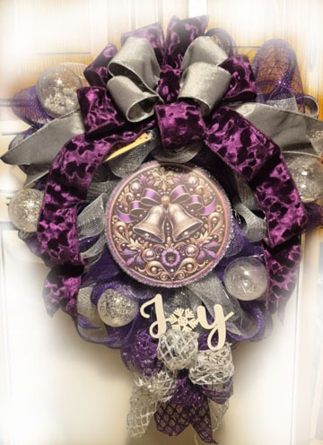 Purple Bell Wreath