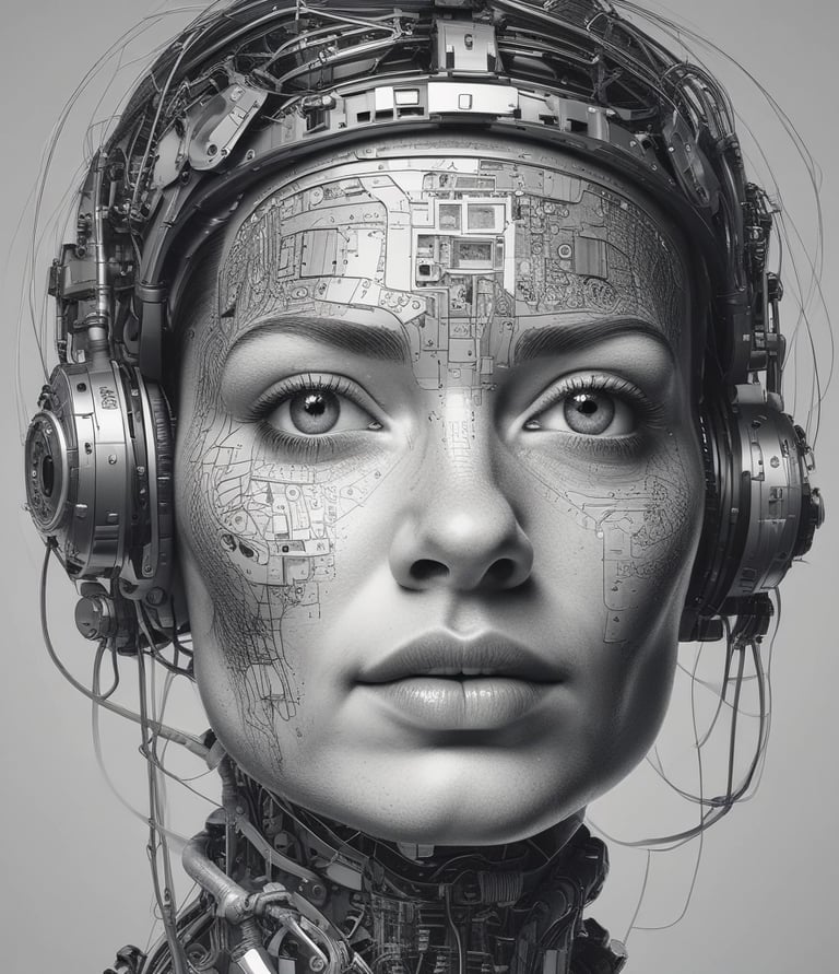 A modern laptop screen displaying a dynamic website design with emerald green accents.