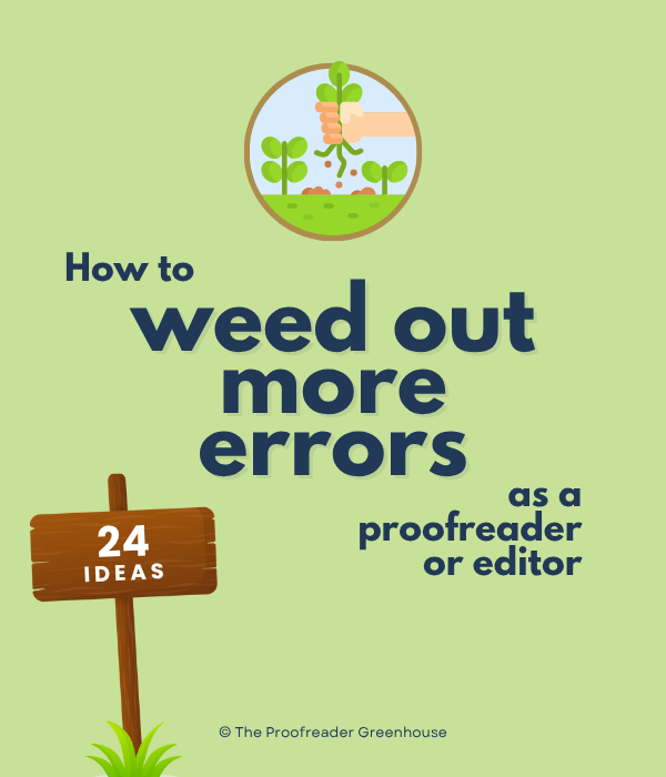 Weed Out More Errors