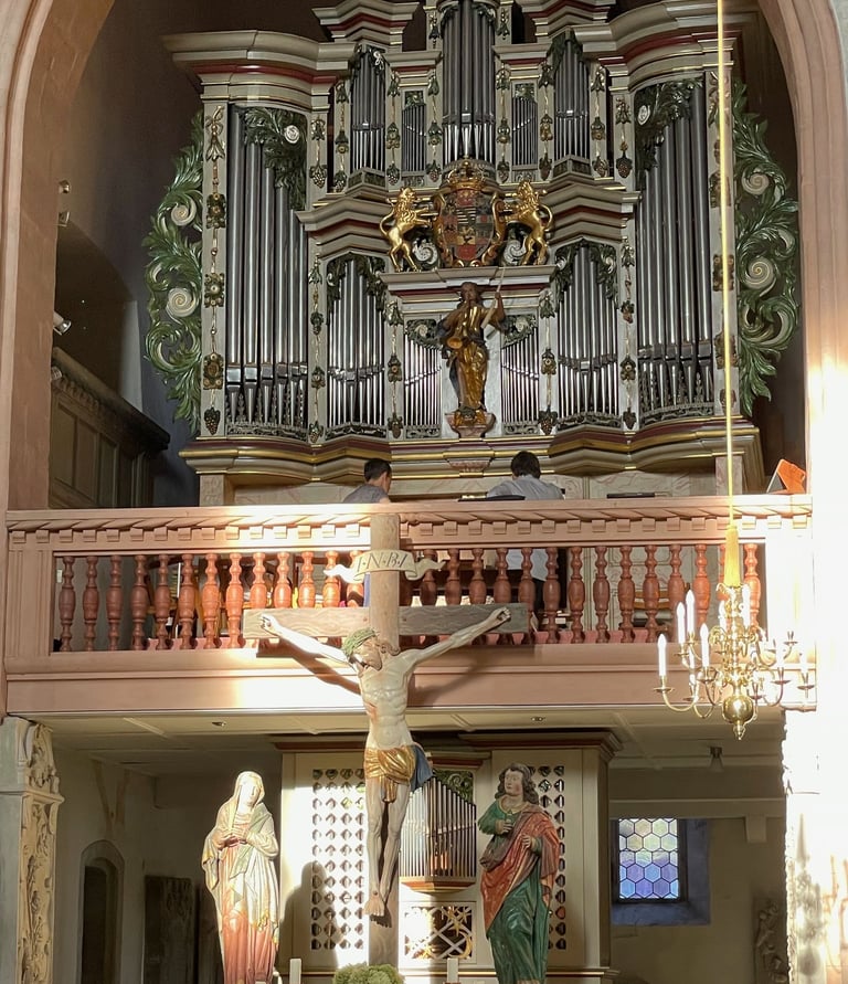 Orgel von Döring, 18. Jh., Kirchenburg Ostheim