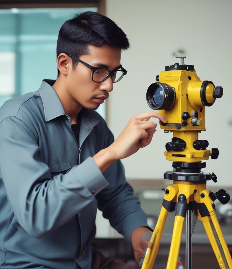 A laboratory setup featuring a water purification system mounted on a tiled wall above a stainless steel double sink. The setup includes two square white units labeled with blue text, and interconnected pipes and blue water filters beneath. A touch screen control panel is installed on the left side with a digital display.
