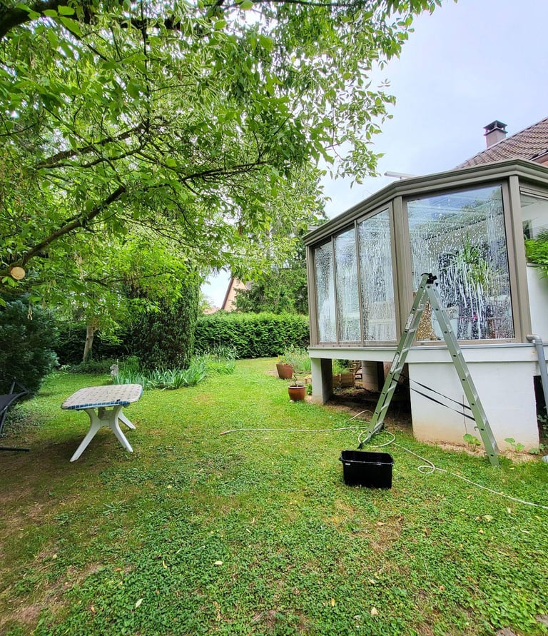 DV NET Expert en nettoyage de vérandas, ici à Odratzheim