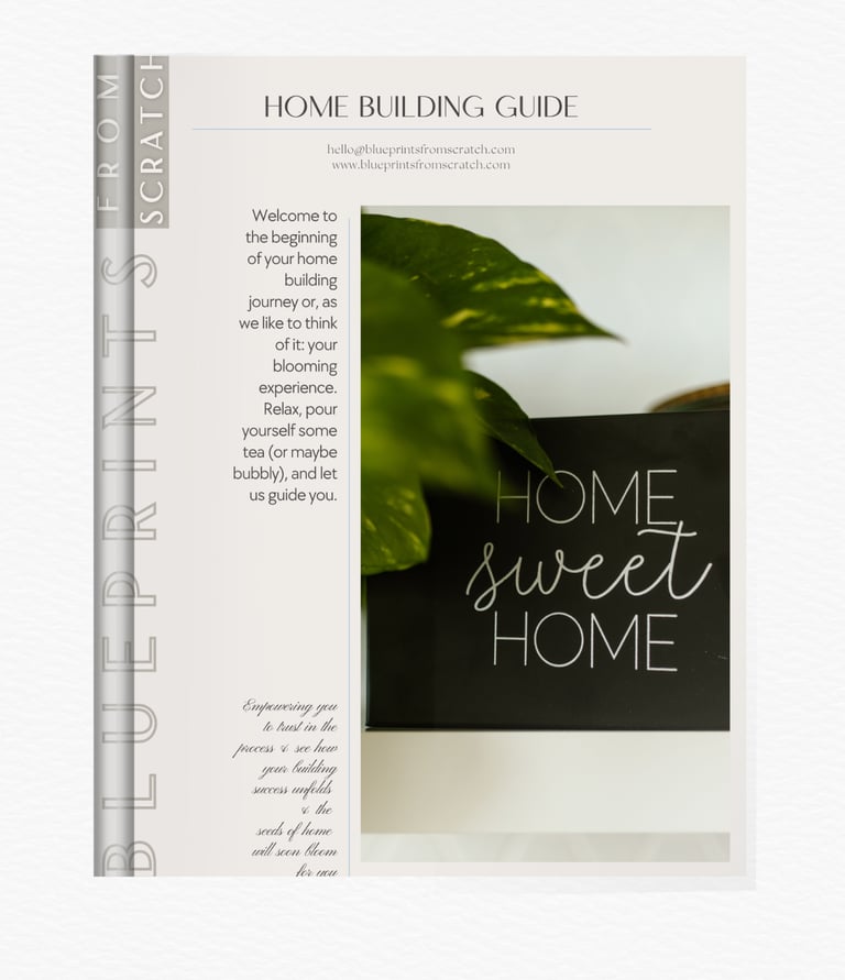 Cover of Home Building Guide roadmap, checklist & planning steps for home building