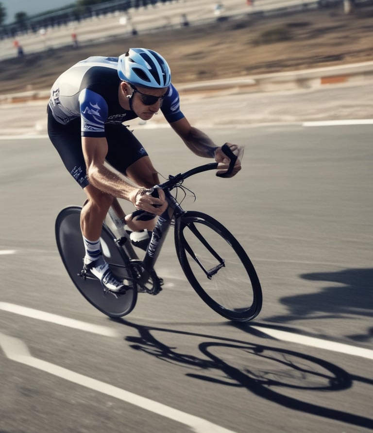 A group of diverse cyclists celebrating at a local event.