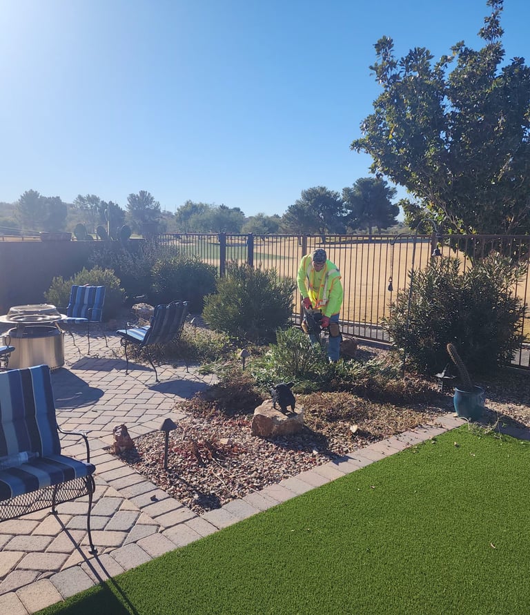 landscapers golf course maintenance