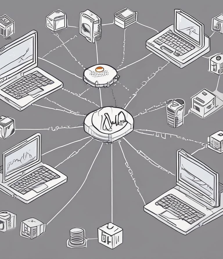 A friendly professional shaking hands with a client in a bright, minimalist office setting.