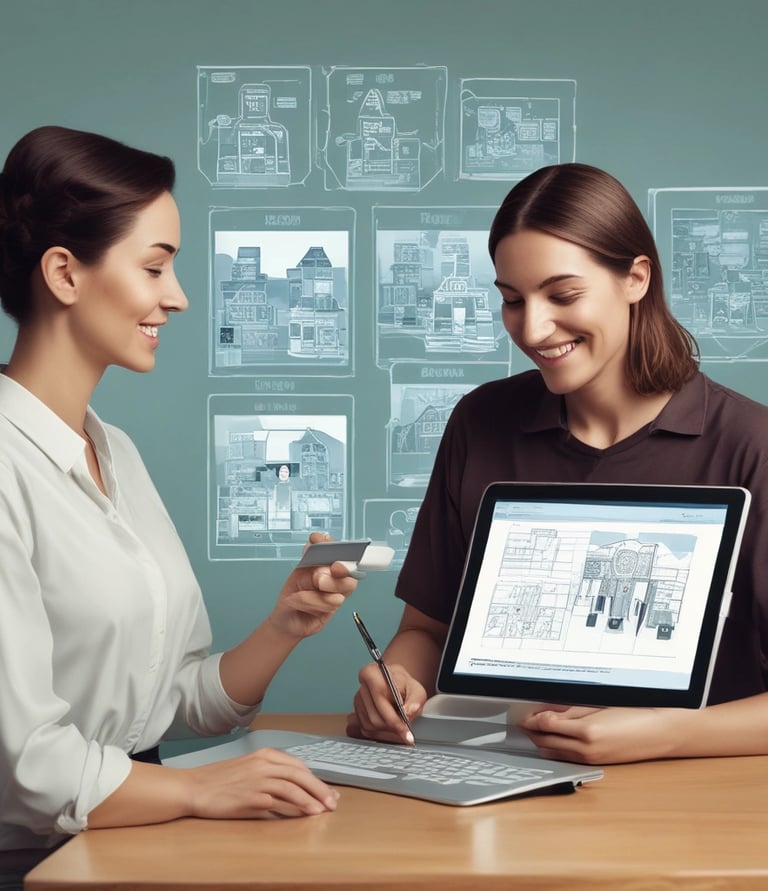 photo of white staircase