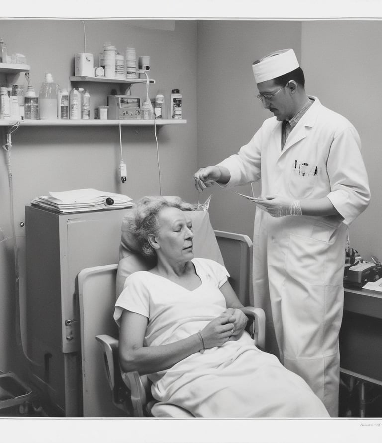 A multidisciplinary medical team collaborating around a table, showing unity and care.