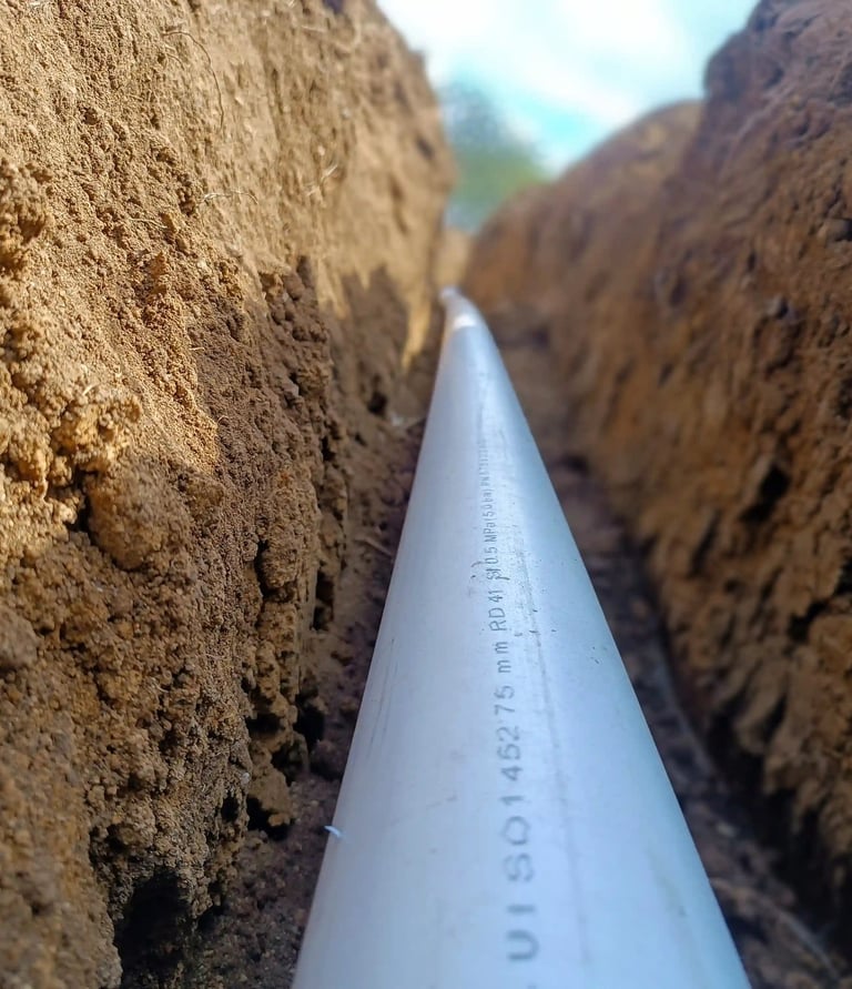 tuberia de pvc para sistema de riego