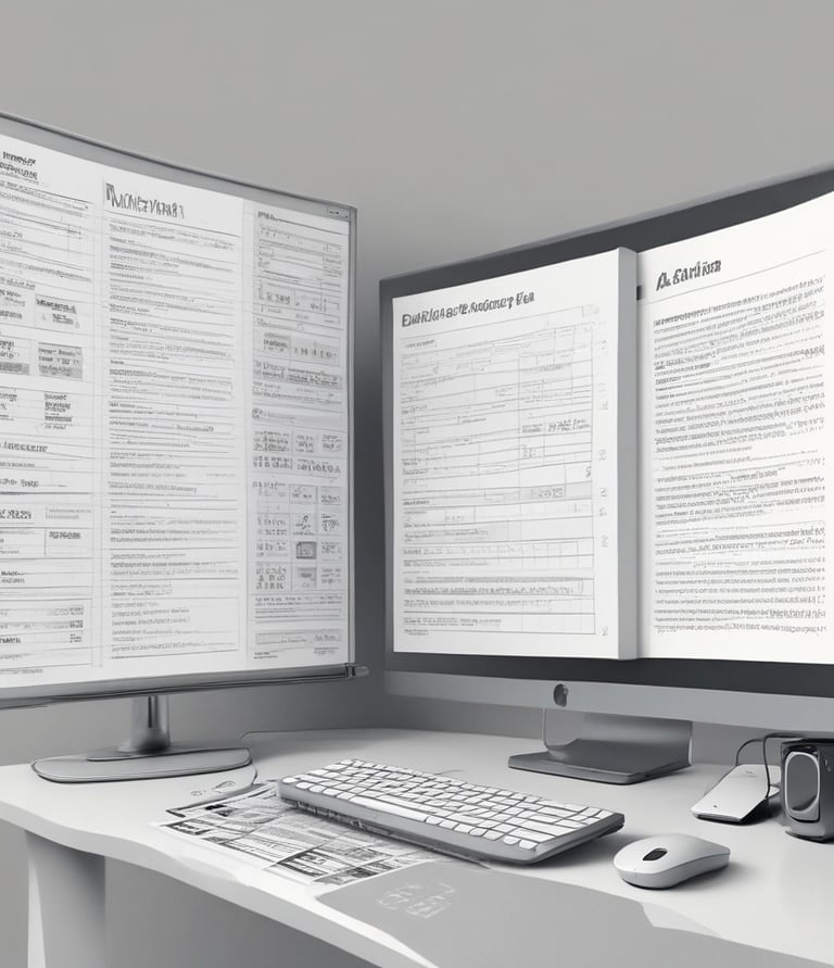 A team collaborating around a table with project notes and laptops, illustrating strategic planning.