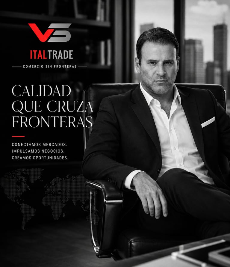 Asesor de comercio exterior de Italtrade - Calidad que cruza fronteras, conectamos mercados internac