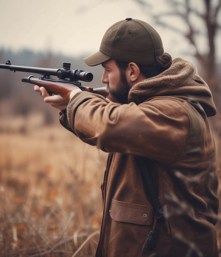 A sleek digital interface showcasing the Supremeshot Arms homepage with bold typography and smooth animations.