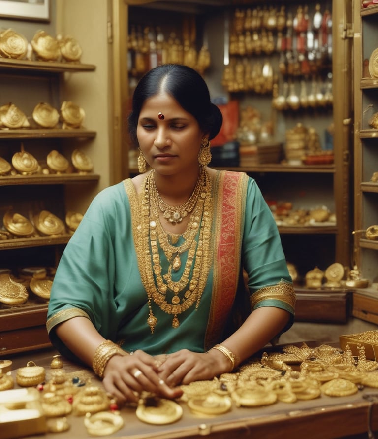 A vibrant storefront with eye-catching Facebook and Instagram ads displayed.