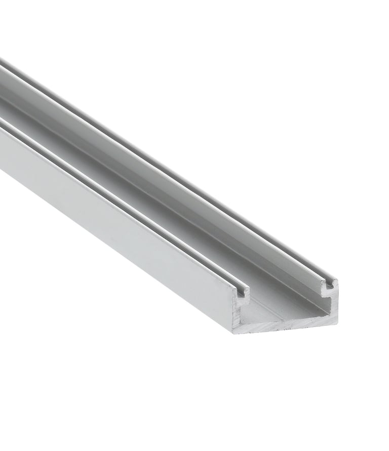 Perfil LED Izar de Perfiled: perfil de superficie diseñado para una integración discreta en mobiliar