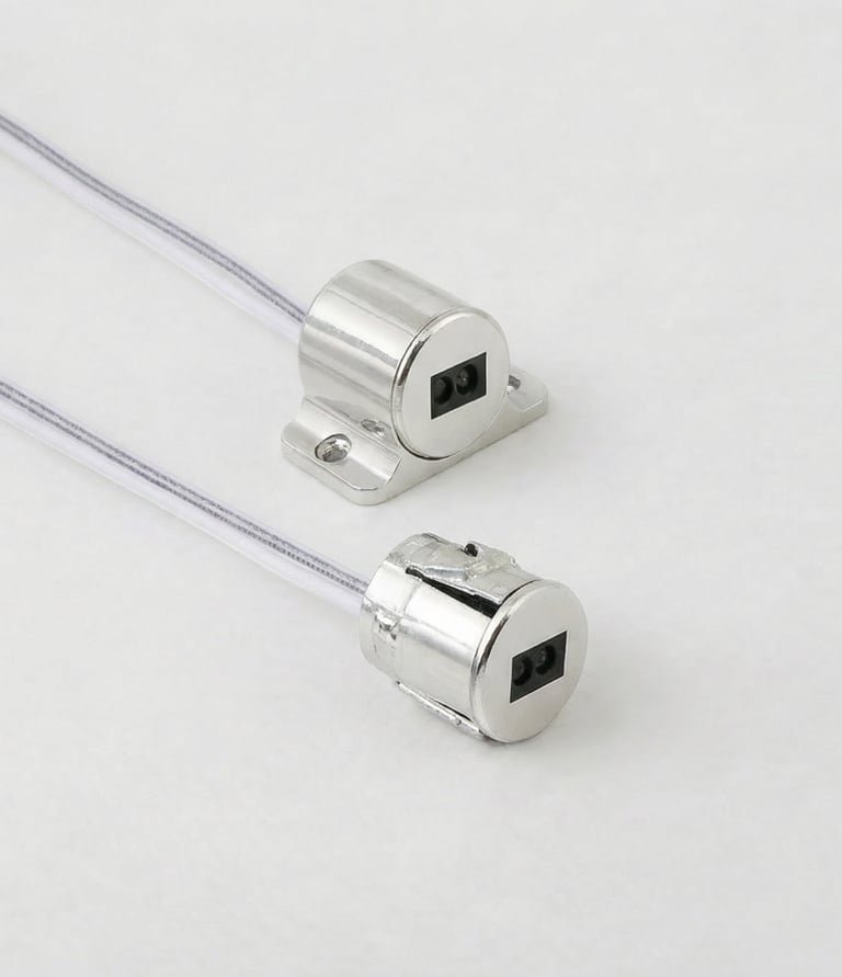 Sensor de proximidad IR: ideal para armarios, se enciende al abrir.