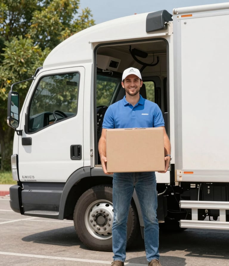 A Swifthaul Movers team carefully packing boxes in a cozy living room.