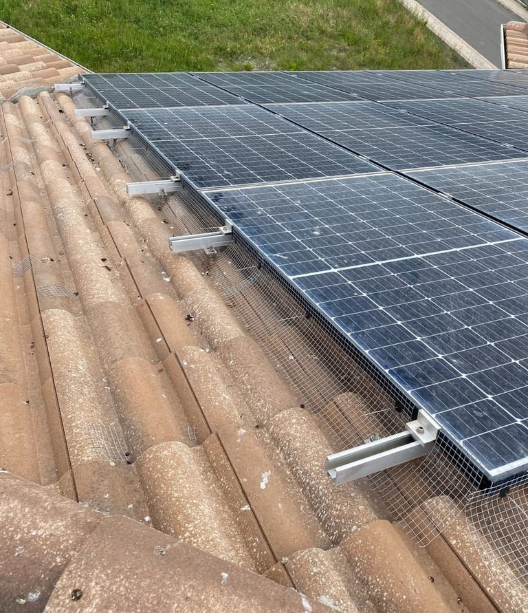Solar Panel Birdproofing Mesh