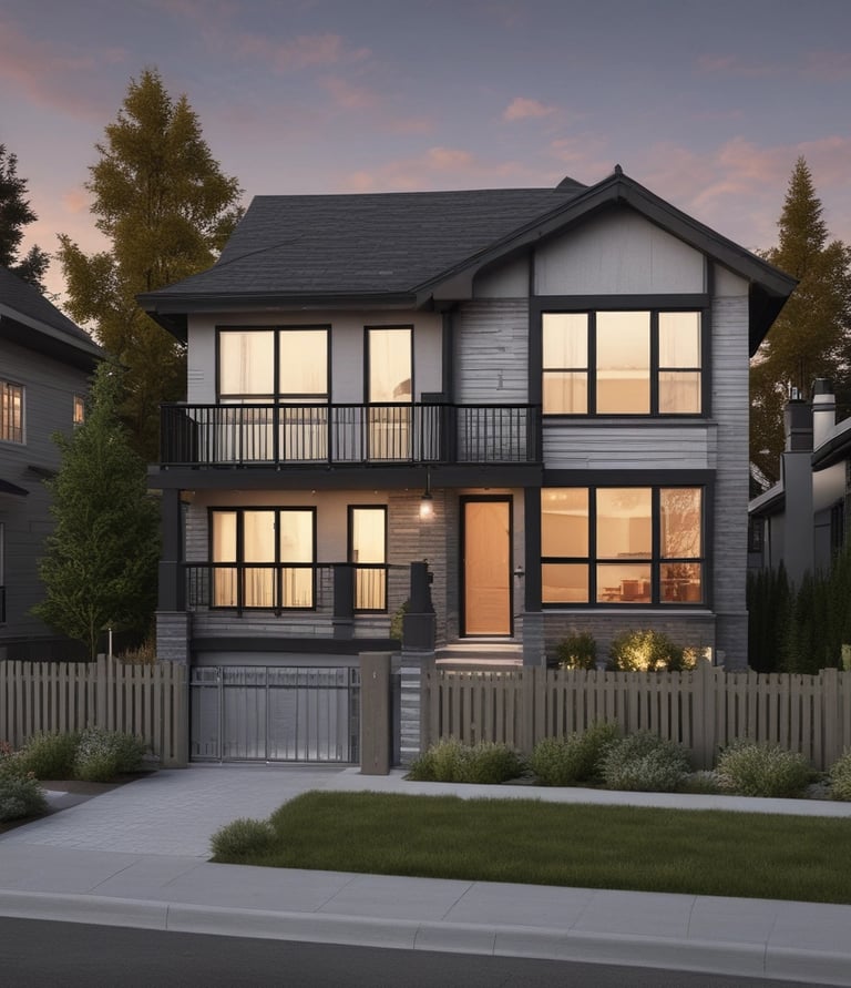 photo of white staircase