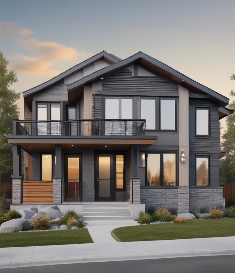 photo of white staircase