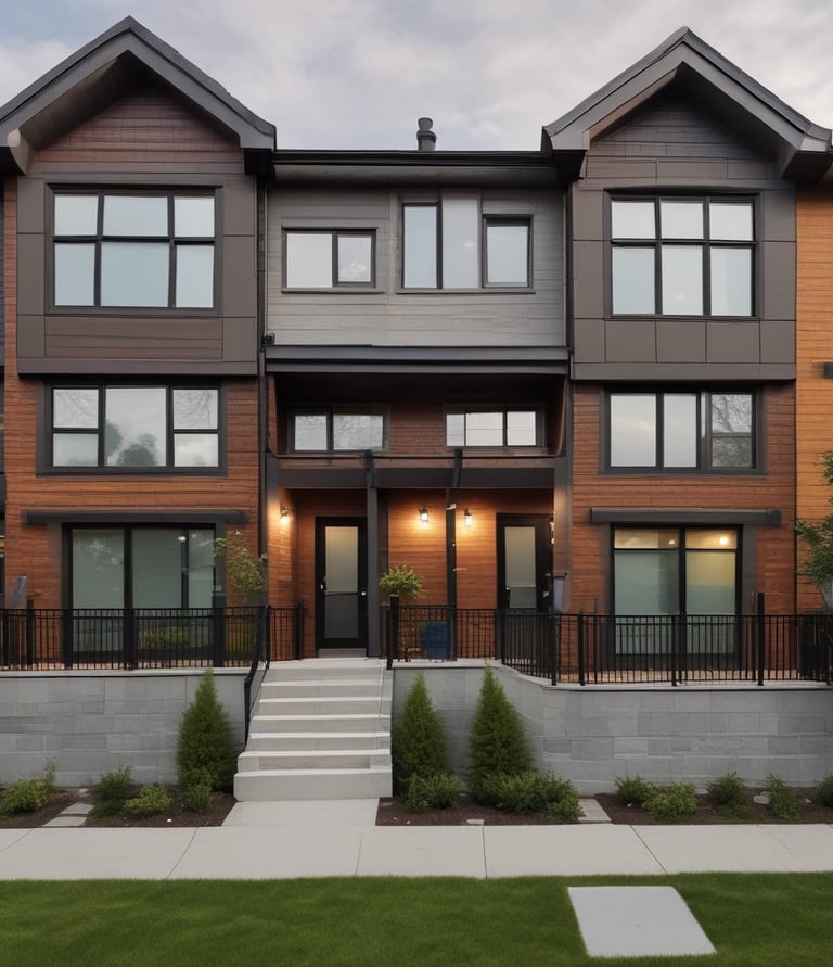 photo of white staircase