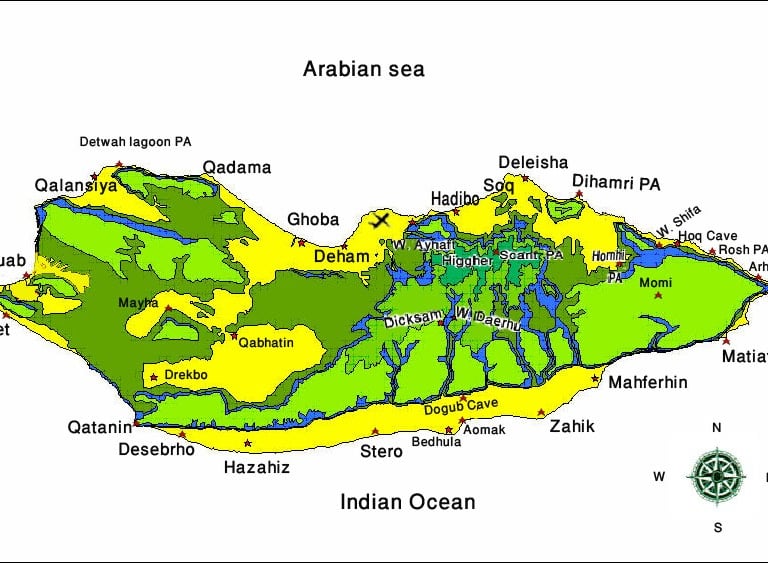 Socotra Map