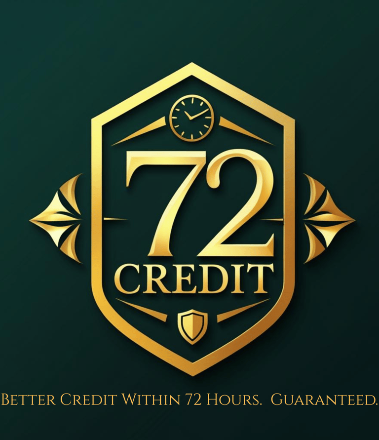 better credit fast with 3 major credit reporting agencies within 72 hours