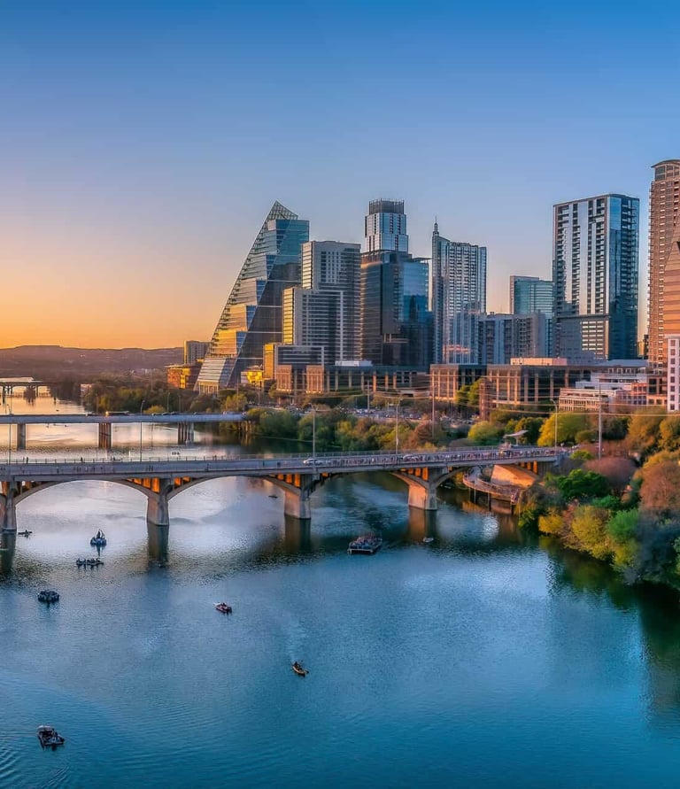 Austin city downtown