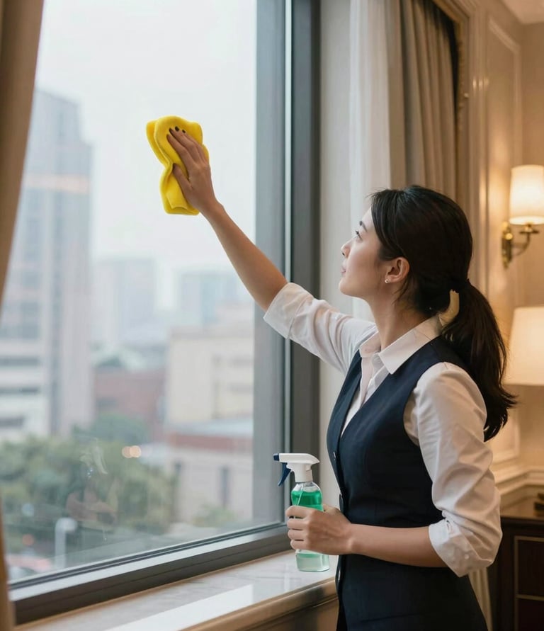 Close-up of a champagne gold serif font logo embossed on a translucent glass surface.