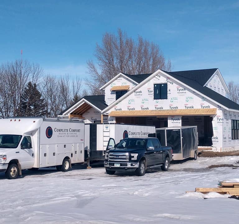 our crew during a construction project