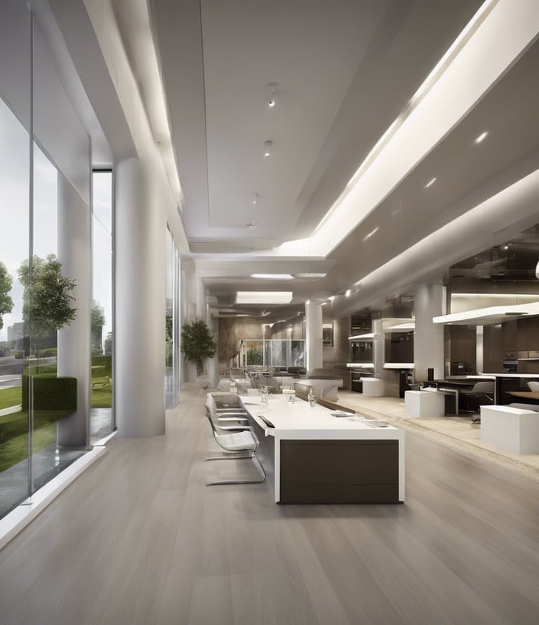 a red car parked in a parking lot