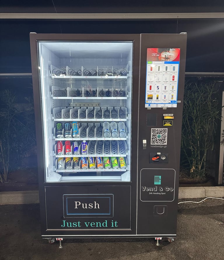 Washpro Chania vending machines